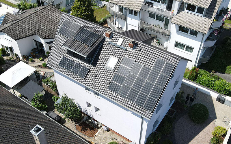 Solaranlage bei Familie Reinhardt in Langen